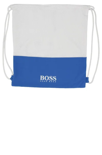 Swimming shorts + towell + backpack BOSS BLACK blue