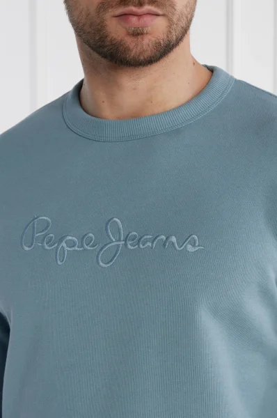 Bluza JOE CREW | Regular Fit Pepe Jeans London turkusowy