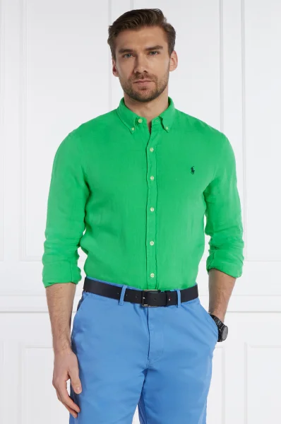 Linen shirt | Slim Fit POLO RALPH LAUREN green