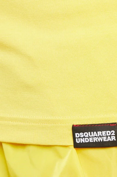 T-shirt | Slim Fit Dsquared2 żółty