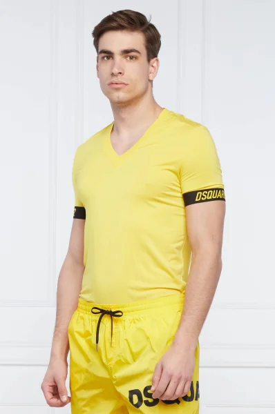 T-shirt | Slim Fit Dsquared2 yellow