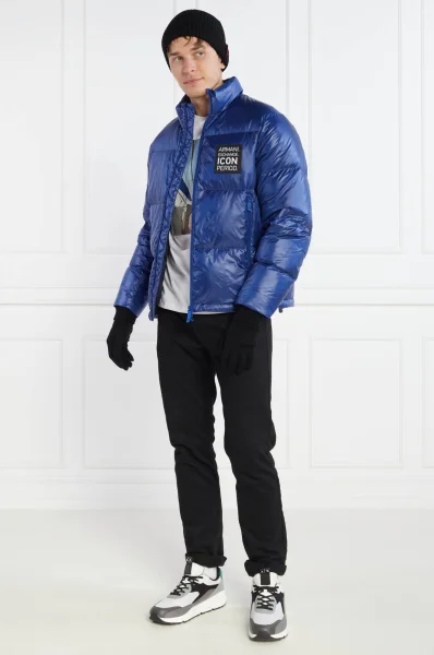 Down jacket | Regular Fit Armani Exchange blue
