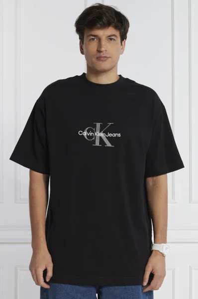 T-shirt | ARCHIVAL KLEIN MONOLOGO | Black fit JEANS CALVIN Relaxed