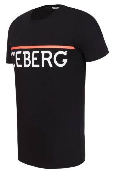 T-shirt Iceberg czarny
