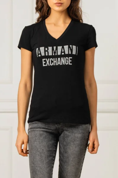 футболка Armani Exchange чорний