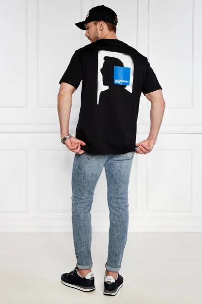 T-shirt | Regular Fit Karl Lagerfeld Jeans czarny