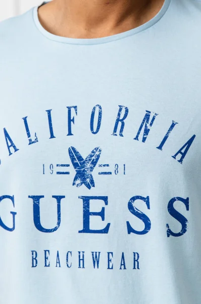 T-shirt | Regular Fit Guess błękitny