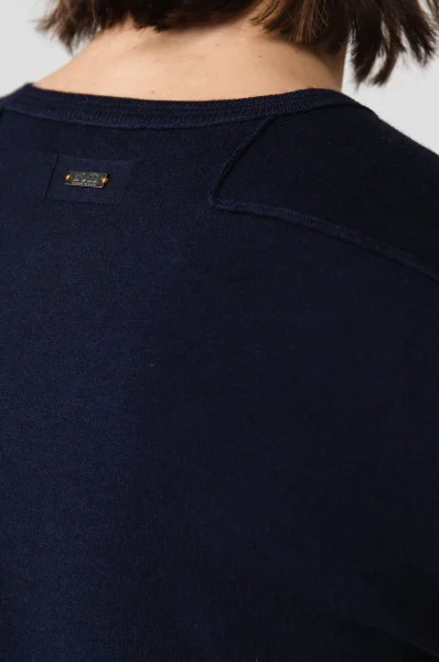 Sweater kwasiros | Slim Fit | with addition of cashmere BOSS ORANGE navy blue