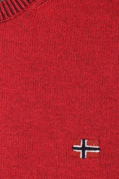 Sweter Dakshin Napapijri czerwony