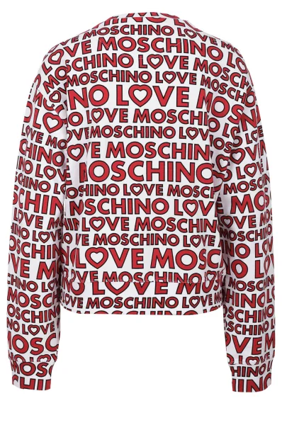 Sweatshirt Love Moschino red