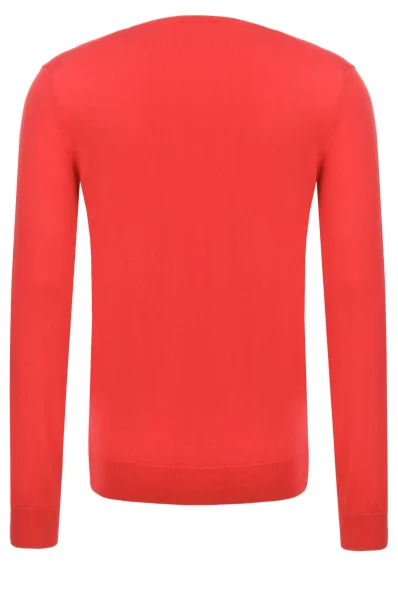 Sweter Akhub BOSS ORANGE czerwony
