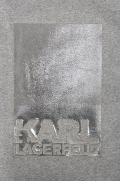 Bluza Foil Logo Karl Lagerfeld szary