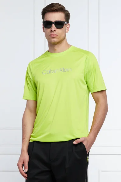 футболка | regular fit Calvin Klein Performance лимоновий