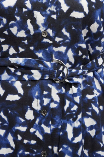 сукня doc plus size | з добаванням льону Persona by Marina Rinaldi темно-синій