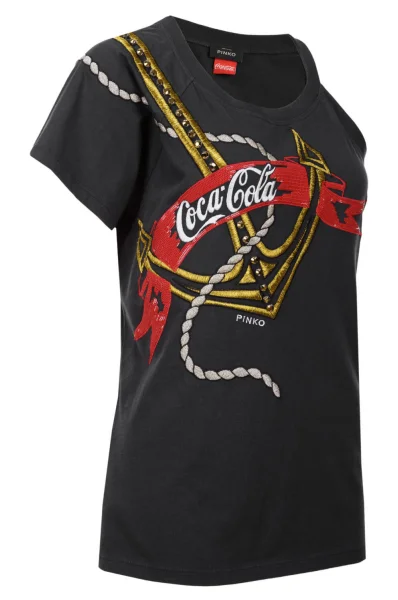 Capperi Coca-Cola blouse Pinko charcoal
