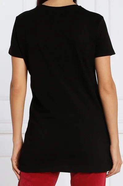 футболка dianna | regular fit GUESS ACTIVE чорний