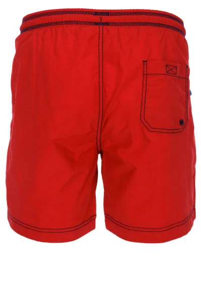 Villa Solid swim shorts Napapijri red