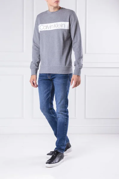 Bluza LOGO | Regular Fit Calvin Klein szary