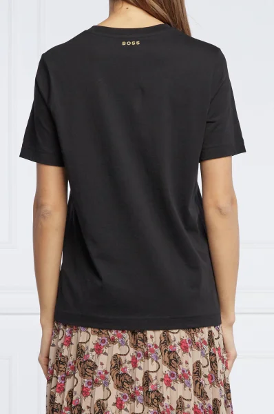 T-shirt Ecosa | Relaxed fit BOSS BLACK czarny