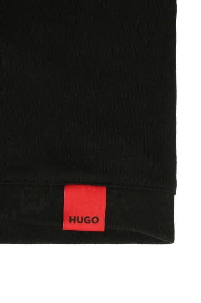 футболка labelled | regular fit Hugo Bodywear чорний
