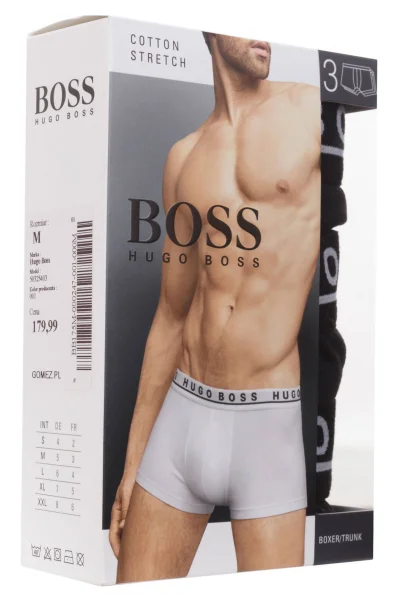 Bokserki 3-pack Boss Bodywear czarny