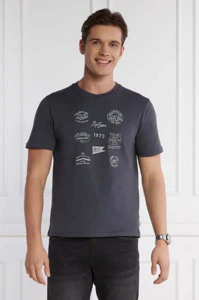 T-shirt CHAY | Regular Fit Pepe Jeans London charcoal