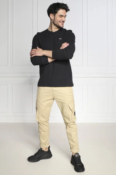 светр jaspe | regular fit Tommy Jeans чорний