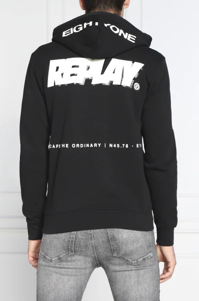 Sweatshirt | Regular Fit Replay black