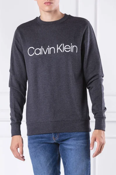Bluza LOGO | Regular Fit Calvin Klein grafitowy