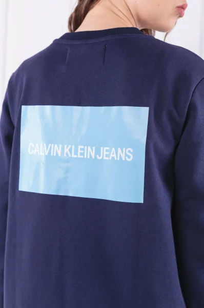 Bluza MULTI LOGO | Regular Fit CALVIN KLEIN JEANS granatowy