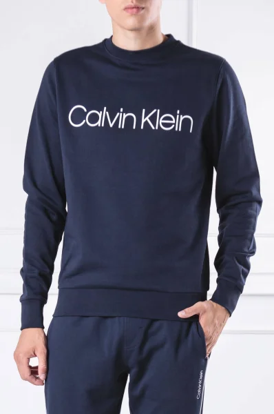 Bluza LOGO | Regular Fit Calvin Klein granatowy