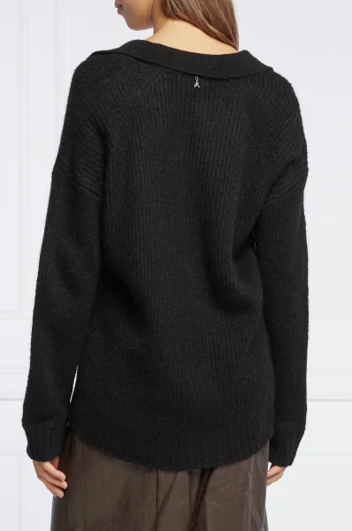 Sweter | Regular Fit | z dodatkiem wełny Patrizia Pepe czarny