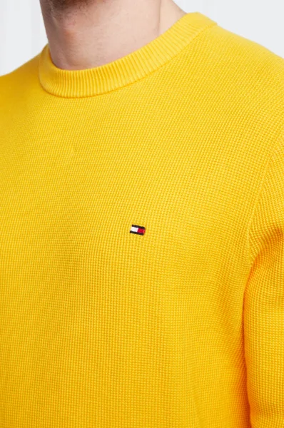Sweter | Regular Fit Tommy Hilfiger żółty