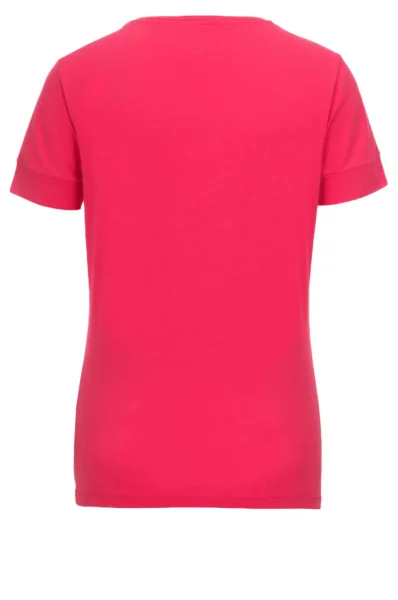 T-shirt EA7 różowy