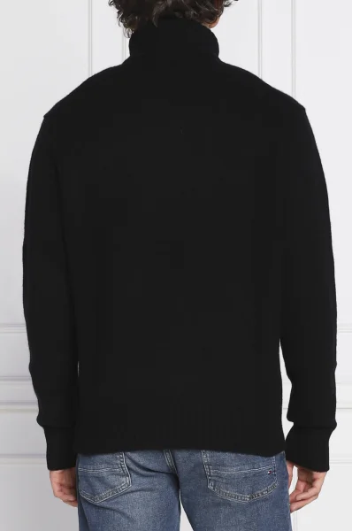 woolen turtleneck | regular fit | with addition of cashmere POLO RALPH LAUREN black