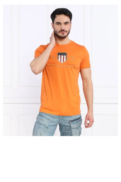 футболка | regular fit Gant помаранчевий