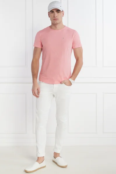 T-shirt JASPE | Slim Fit Tommy Jeans różowy