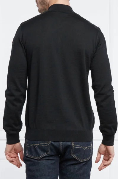 бавовняний светр | slim fit Paul&Shark чорний