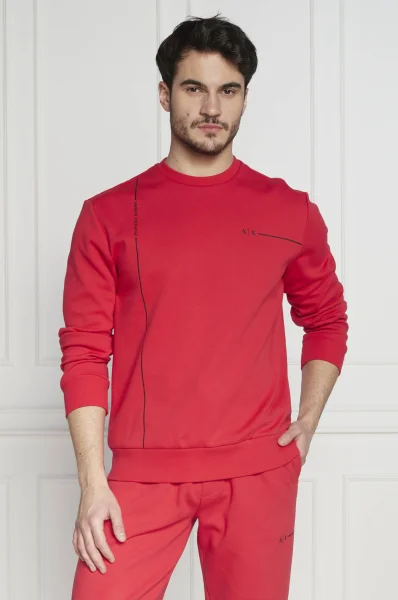 Sweatshirt | Regular Fit Armani Exchange red