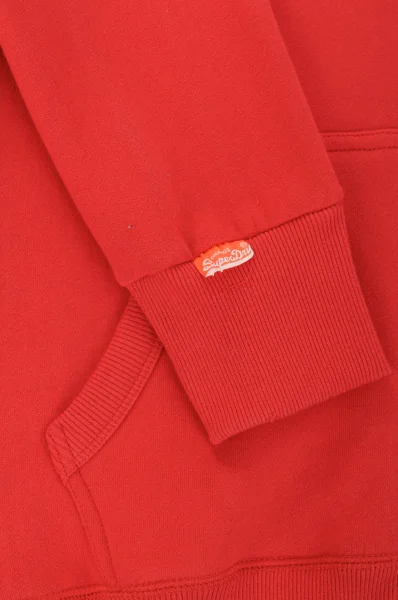 Orange Label hoodie Superdry red