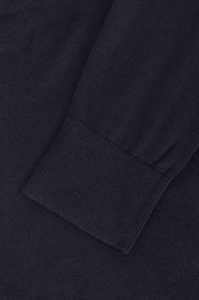 Plaited CTN Silk Sweater Tommy Hilfiger navy blue