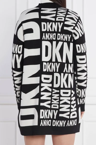Kardigan | Regular Fit DKNY czarny
