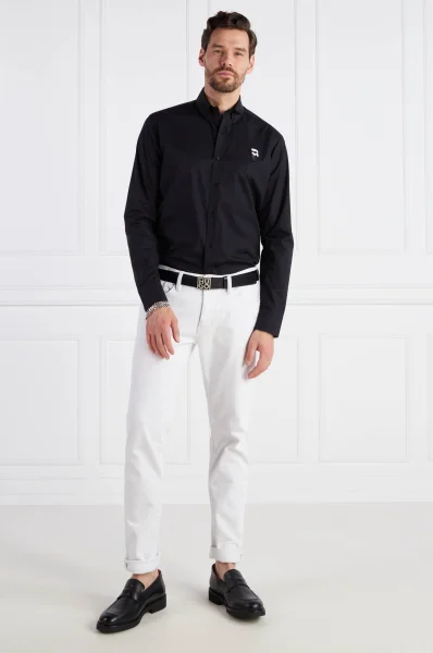 Сорочка | Regular Fit Karl Lagerfeld чорний