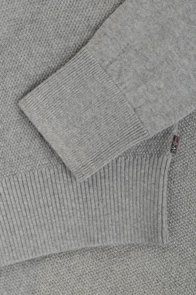 Sweter Delie | Regular Fit | z dodatkiem wełny Napapijri popielaty