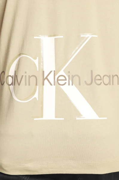 T-shirt ARCHIVAL MONOLOGO | Regular Fit CALVIN KLEIN JEANS camel