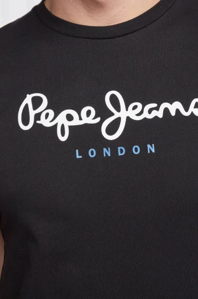 T-shirt eggo | Regular Fit Pepe Jeans London black