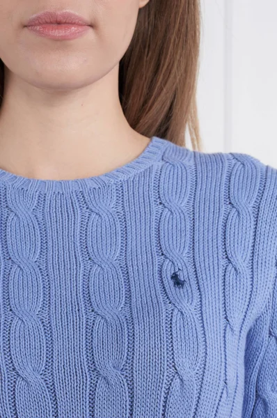Sweter | Slim Fit POLO RALPH LAUREN niebieski