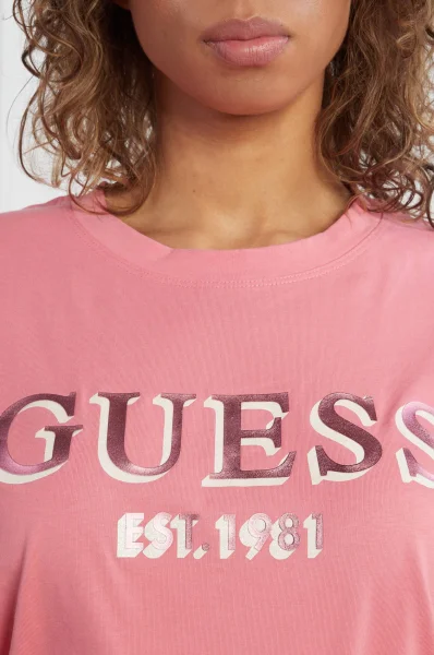 T-shirt BEULAH BOXY | Regular Fit GUESS ACTIVE pink