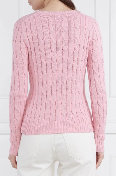 Sweter | Slim Fit POLO RALPH LAUREN różowy