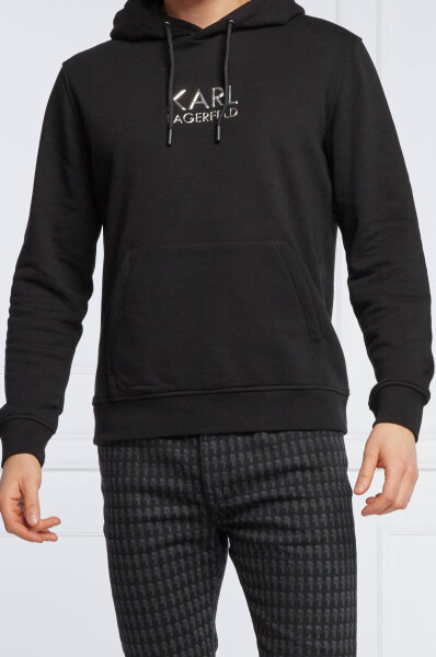 Sweatshirt | Regular Fit Karl Lagerfeld | Black | Gomez.pl/en